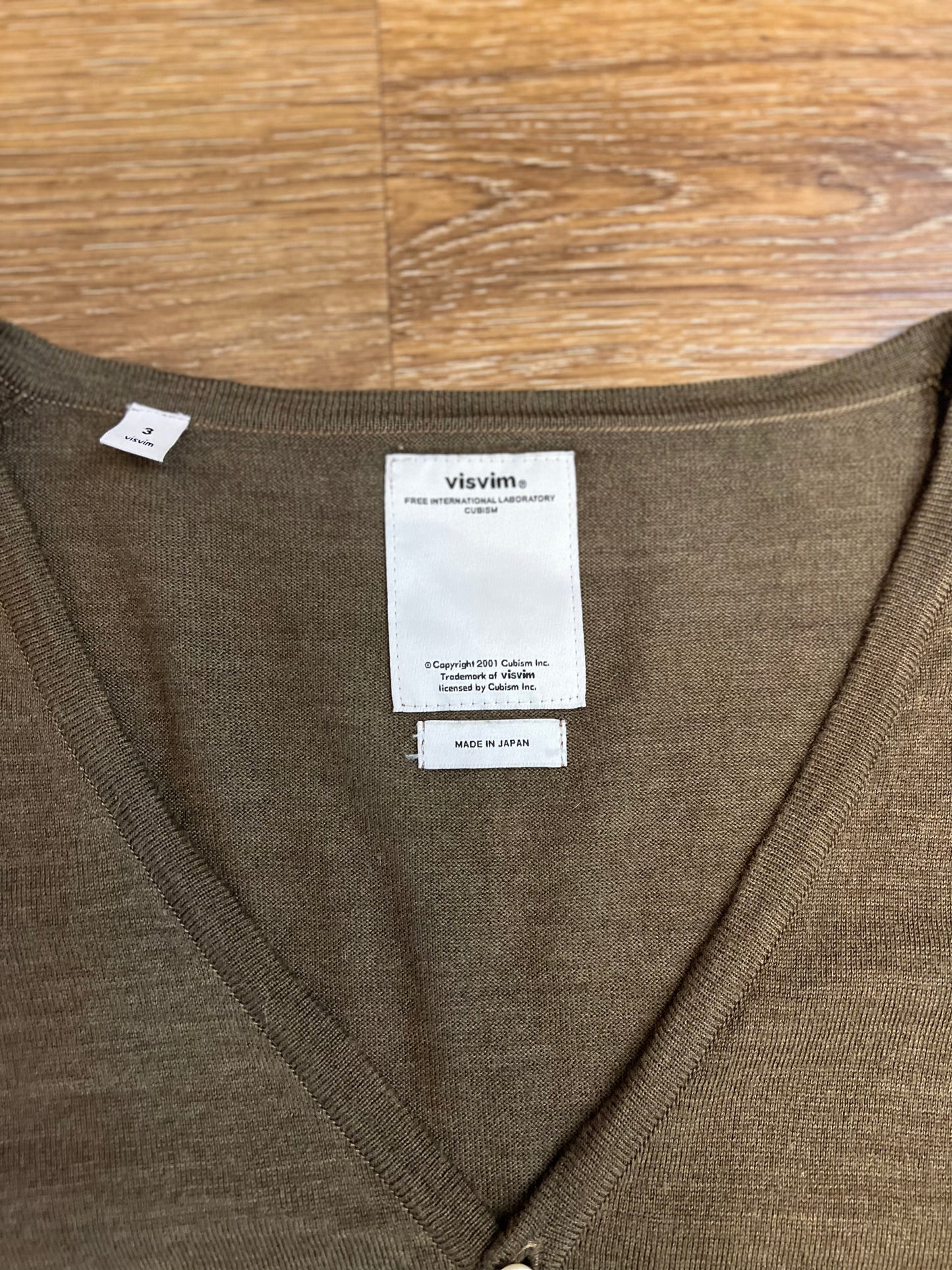 VISVIM SELMER CARDIGAN KUBA